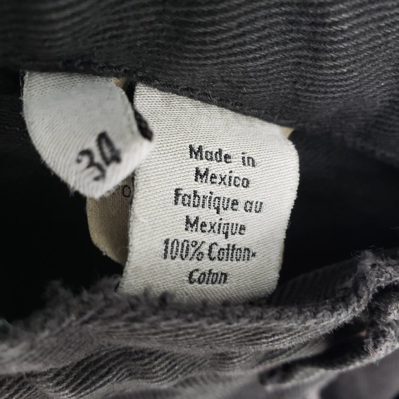 Calvin Klein Vintage 90s Easy Fit Jeans 10 Tapered Leg High Rise Faded Black - Picture 4 of 12